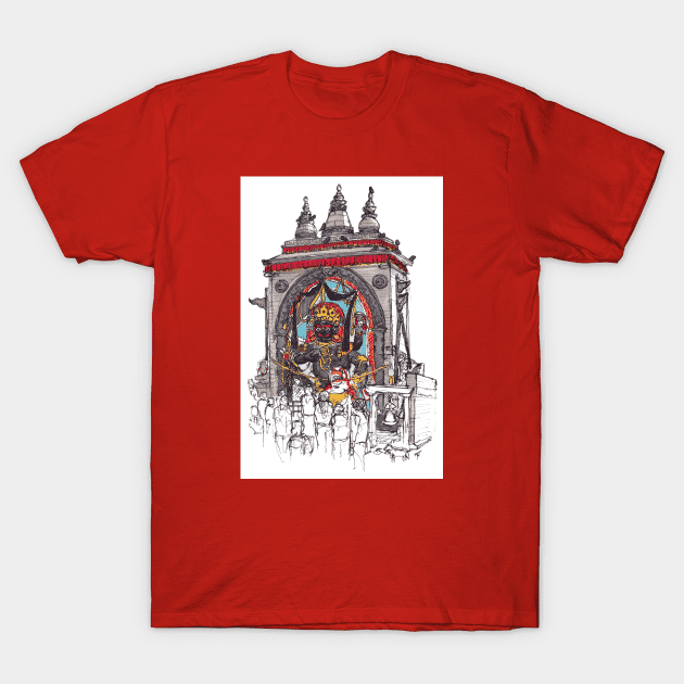 Kal Bhairav - Durbar Square - Kathmandu T-shirt