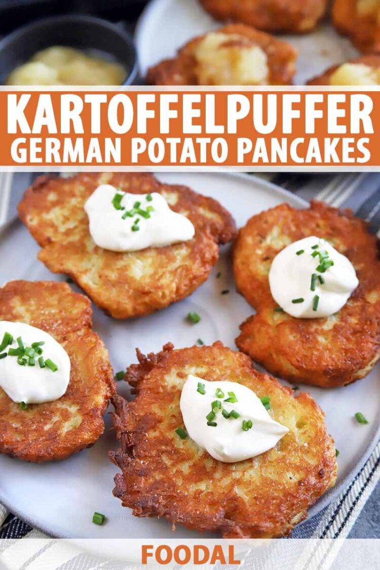 Kartoffelpuffer German Potato Pancakes Recipe Foodal Images