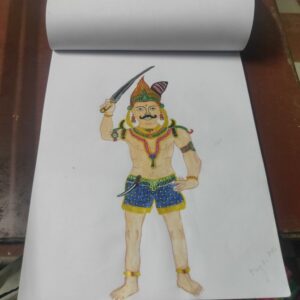Karuppasamy drawing easy for beginners| Karuppasamy drawing @therinjadhapannalam HD Wallpaper
