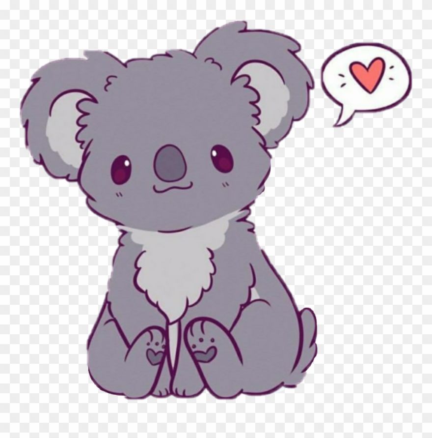Kawaii Cute Easy Drawings Of Koalas Clipart (#3215548) - PinClipart