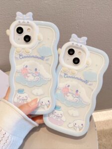 Kawaii Sanrio Cinnamoroll With Bracelet Bracket Phone Case For iPhone 14 13 12 1 Images