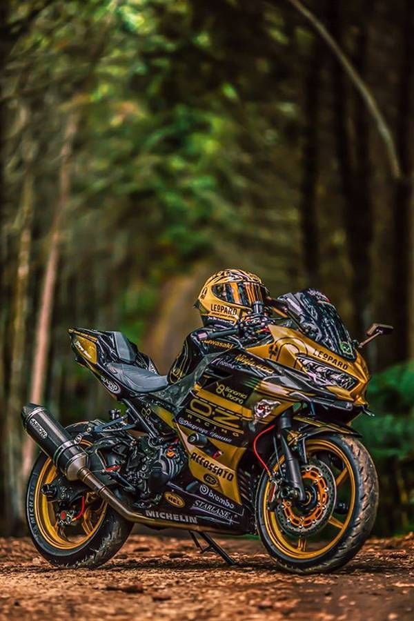 Kawasaki Ninja Bike Golden Bike Images