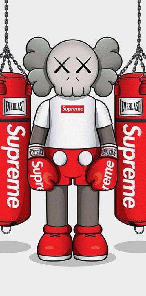 Kaws X Supreme Images By Mysterysoul - Download On Zedge™ | 52Ab