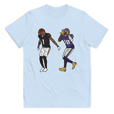 Kid's T-Shirt Ja'Marr Chase and Justin Jefferson Griddy  | eBay