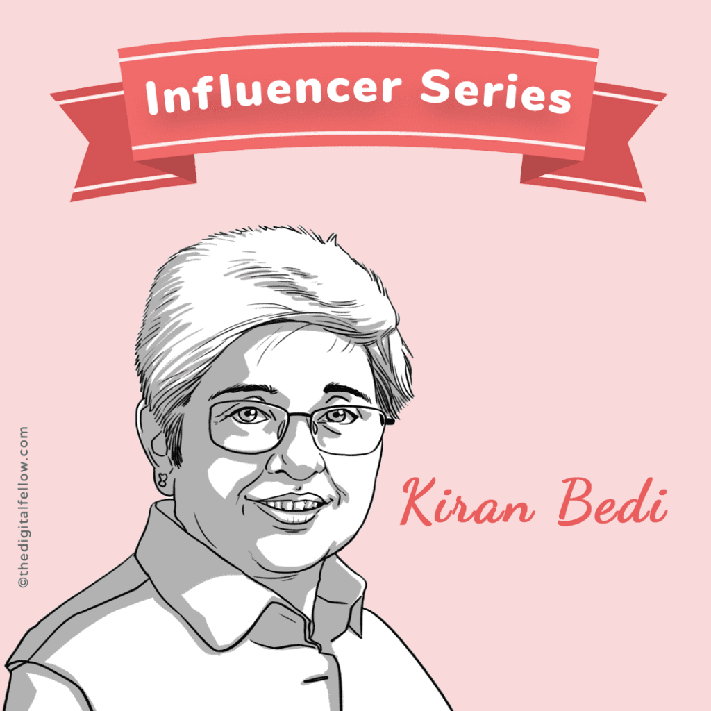 Kiran Bedis Caricature By The Digital Fellow Images