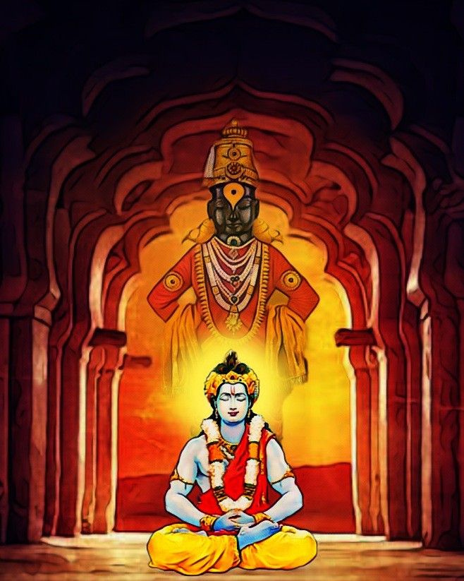 Krishna vitthal roop HD Wallpaper