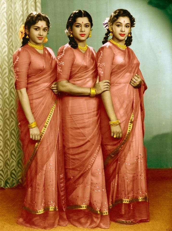 Lalitha Padmini Ragini Travancore Sisters