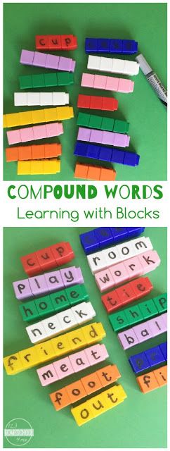 Learning Compound Words With Blocks