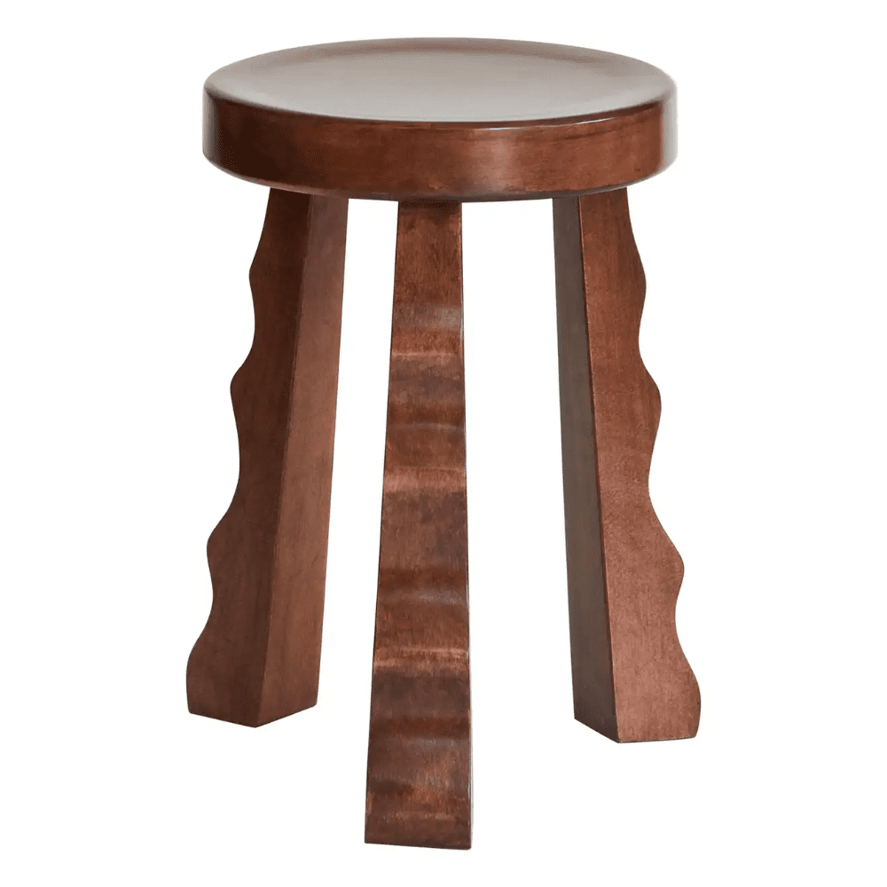 Lennox Stool Small Wood Stool By Christian Siriano Images