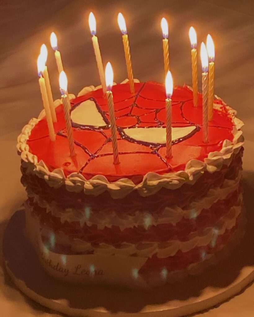Leona’s Birthday Cake 🕸️