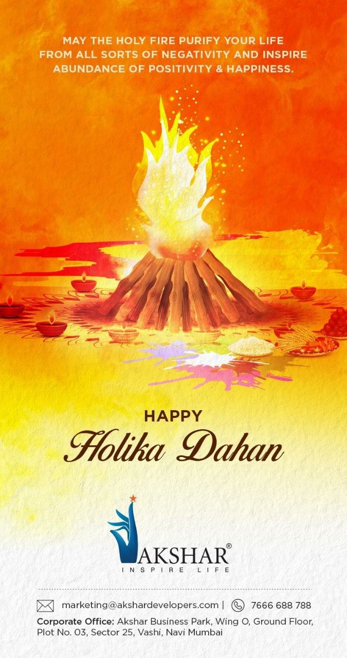 Let’s burn all our negativity on this Holika Dahan and