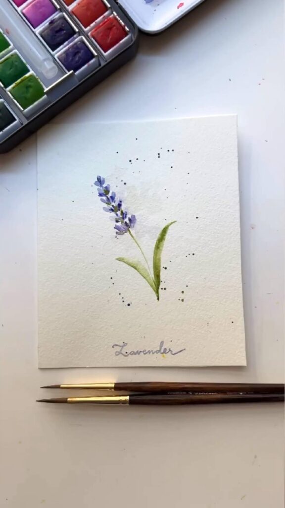 Lets Paint A Lavender Today… The Easy Way Images