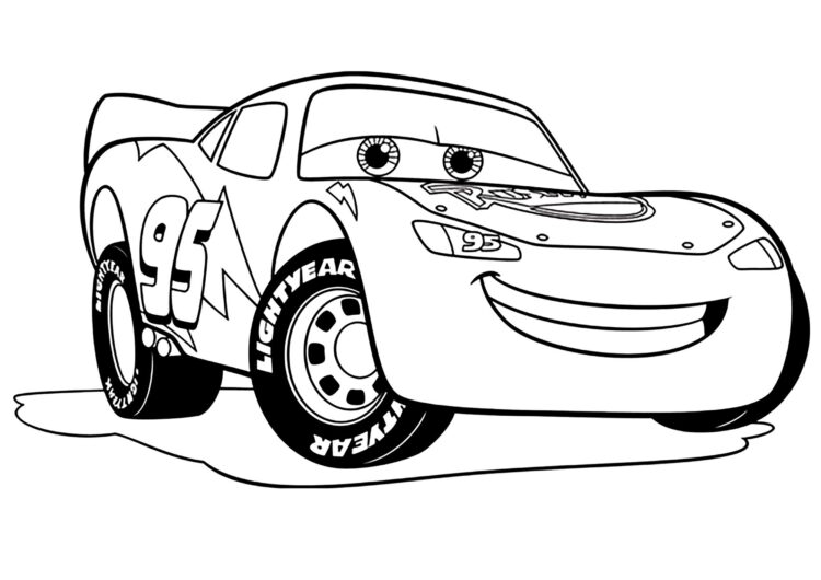 Lightning Mcqueen Monster Truck Coloring Pages Images | Wallmost