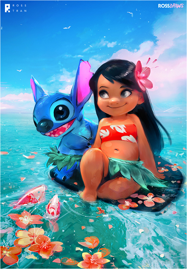 Lilo and Stitch : YouTube by rossdraws on DeviantArt