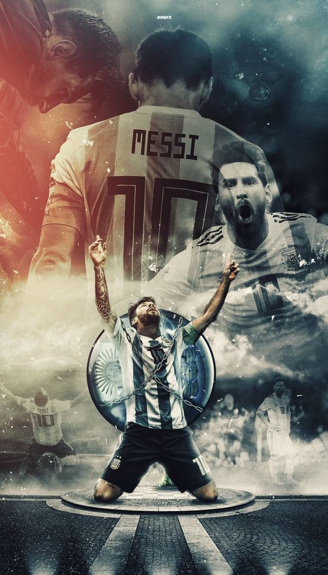 Lionel Messi | Argentina Phone Wallpaper | 2018 by RHGFX2 on DeviantArt