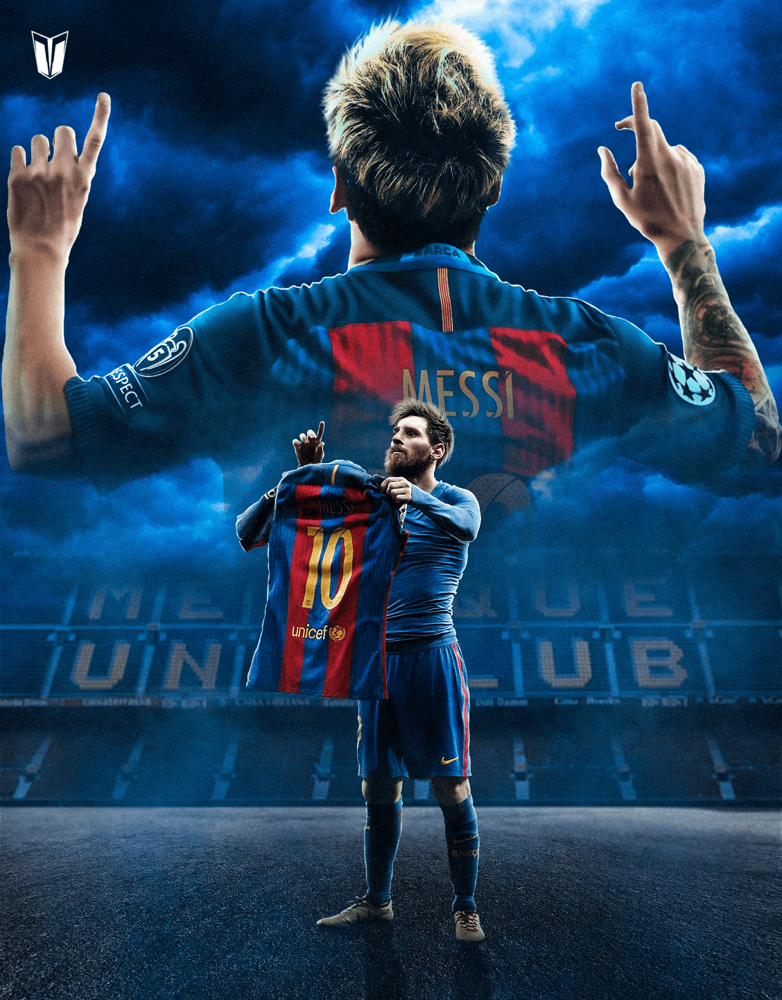 Lionel Messi’s Poster HD Wallpaper
