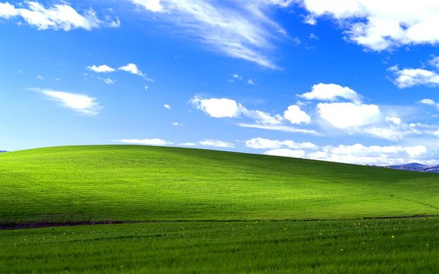 Location of the Microsoft Windows XP Default HD Wallpaper