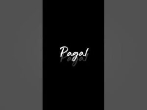 Log Kehte Hai Pagal |Black screen lyrics status | No copyright status HD Wallpaper