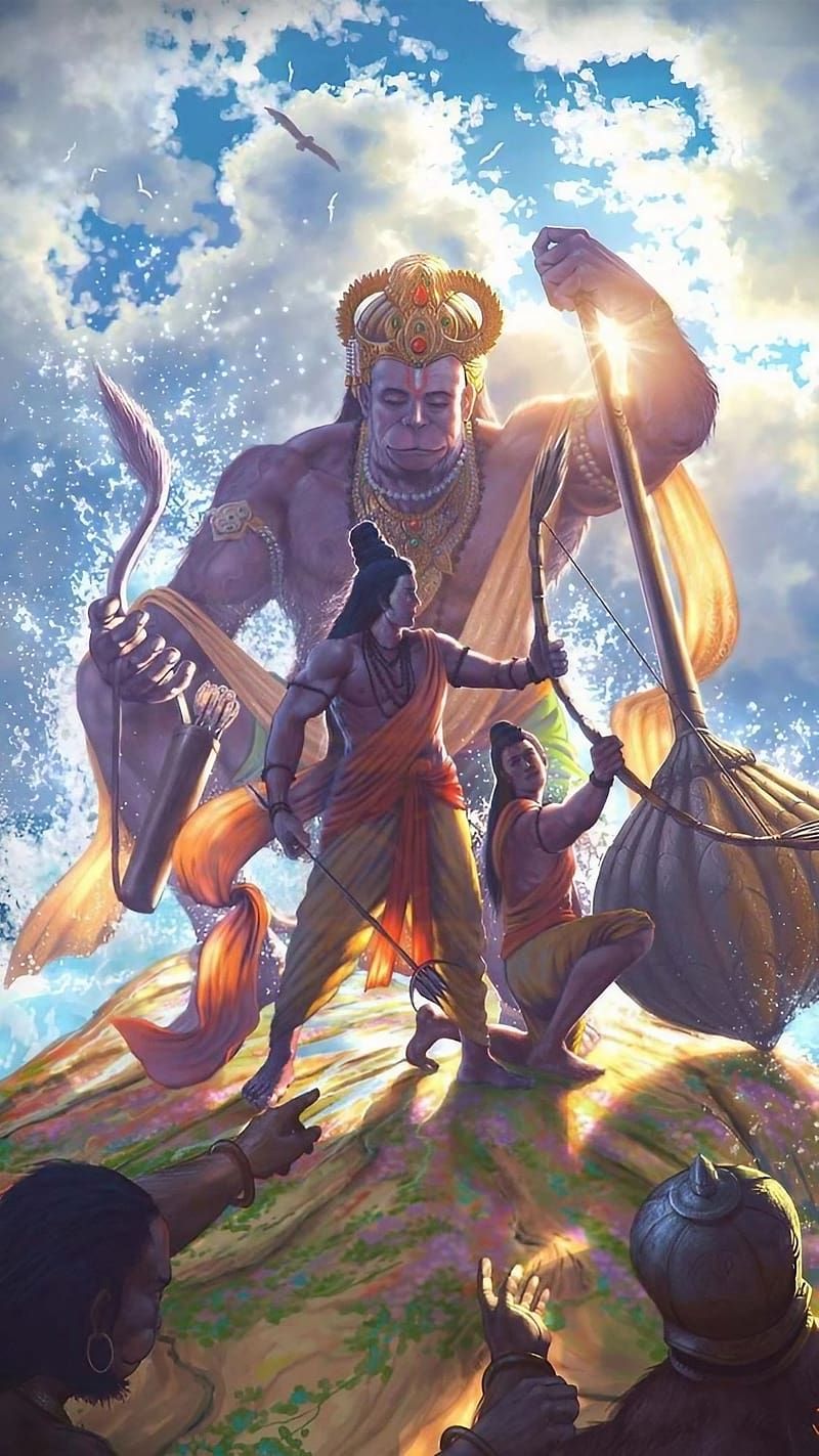 Lord Hanuman, lord hanuman, god, bajrang bali, HD phone wallpaper