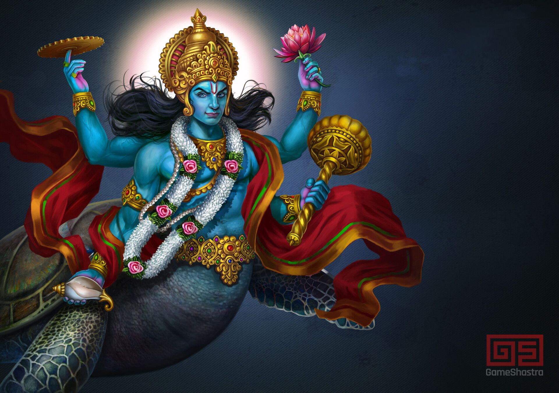 Lord Vishnu Kurma Avatar