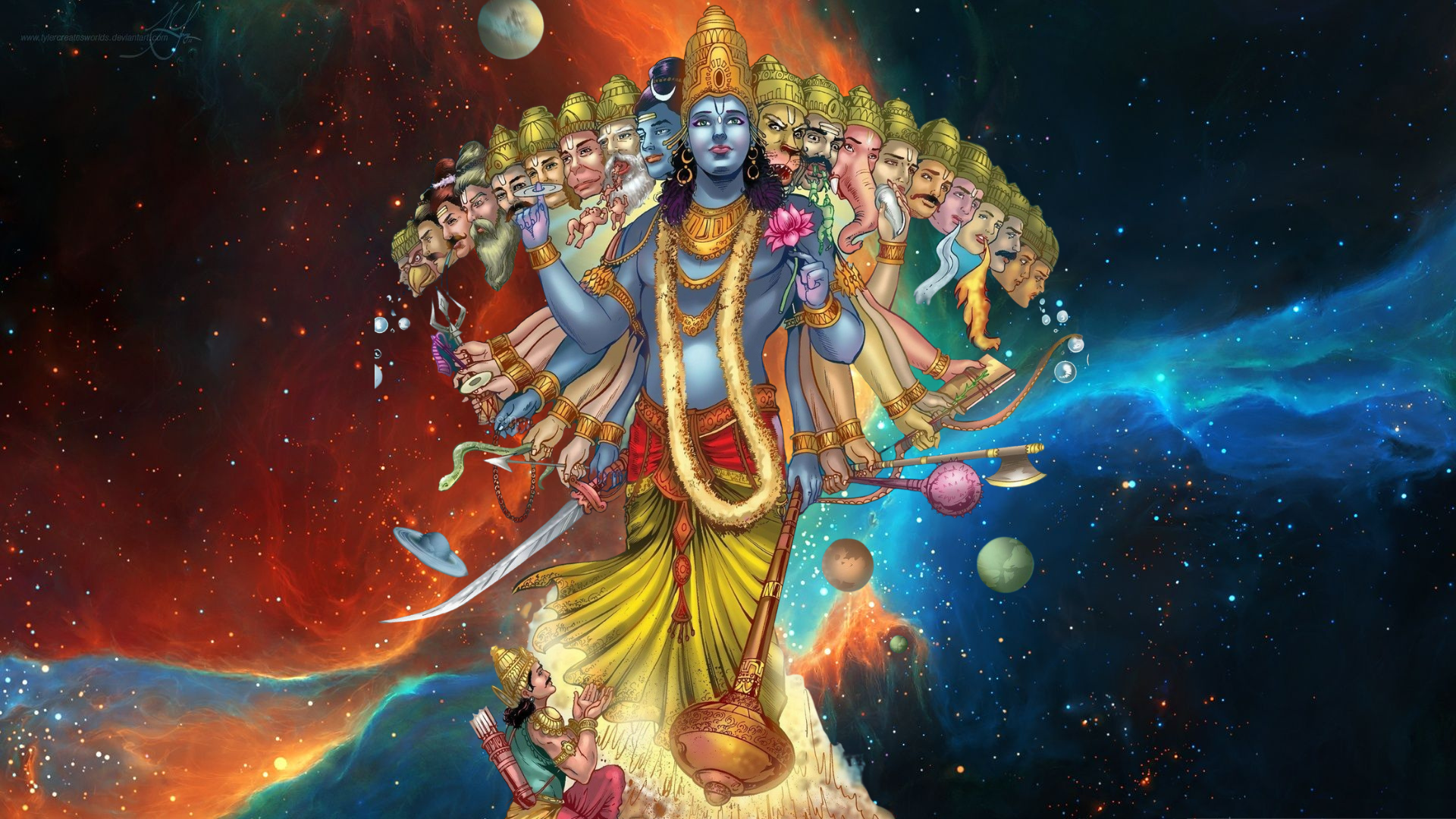 Lord Vishnu Virat Roop , desktop , | Lord Vishnu