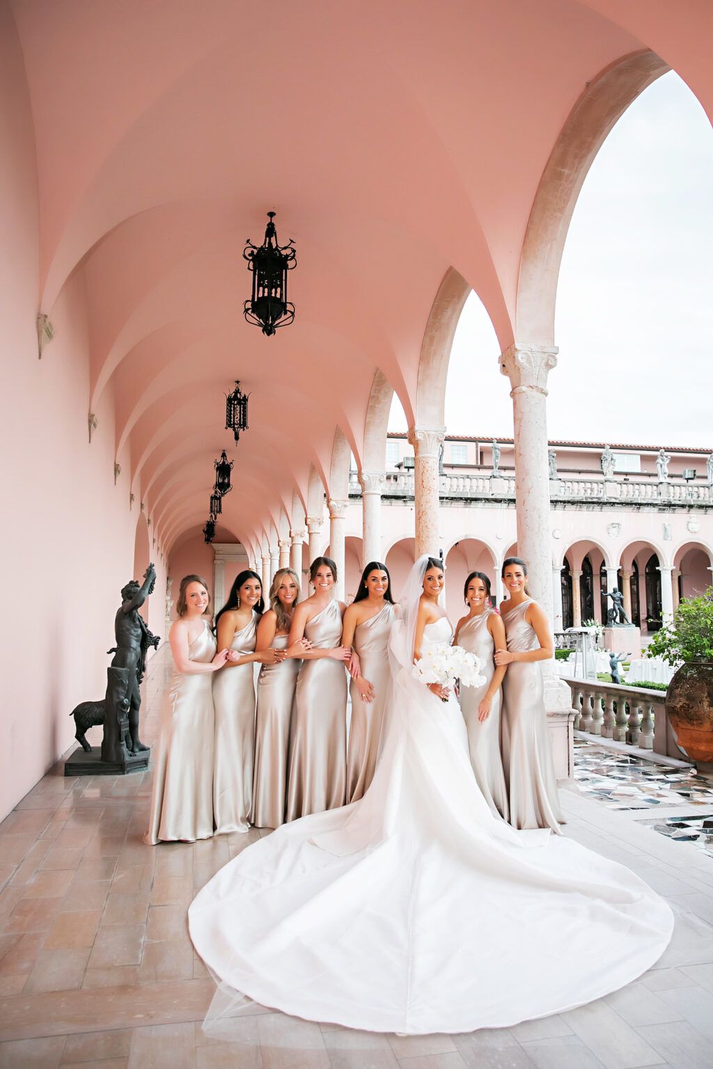 Luxurious Destination Courtyard Sarasota Wedding | Ringling Museum