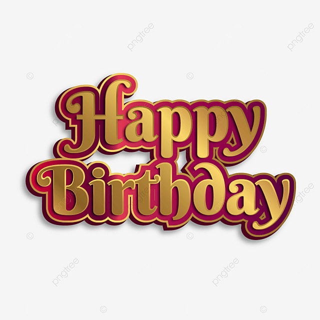 Luxury Text Effect Vector Hd Images, Happy Birthday Gold Foil Luxury Text Effect