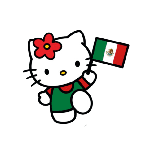 MEXICO FLAG,HELLO KITTY, STICKER DECAL,HELLO KITTY MEXICANA | eBay HD Wallpaper