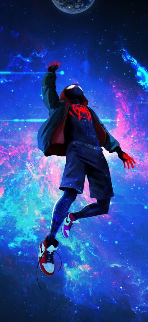 Miles Morales Spiderman Into The Spiderverse Phone Images