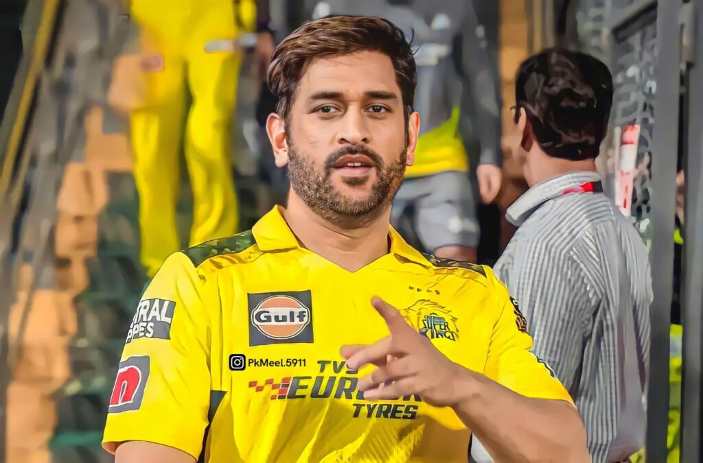 Ms Dhoni New Csk Images