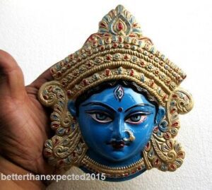 Maa Kali Brass Statue Religious Goddess Sculpture Idol Home Decor • $134,99 Images