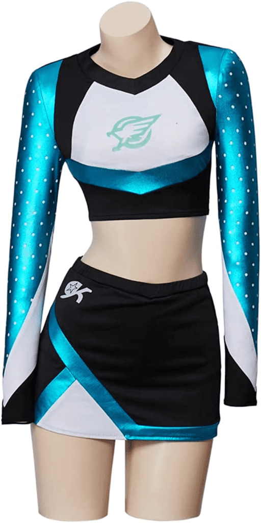 Maddie Cheerleader Costume Maddy Perez Cheer Outfit Long Sleeve School
