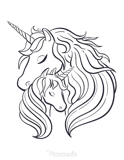 Magical Unicorn Coloring Pages For Kids Adults Images
