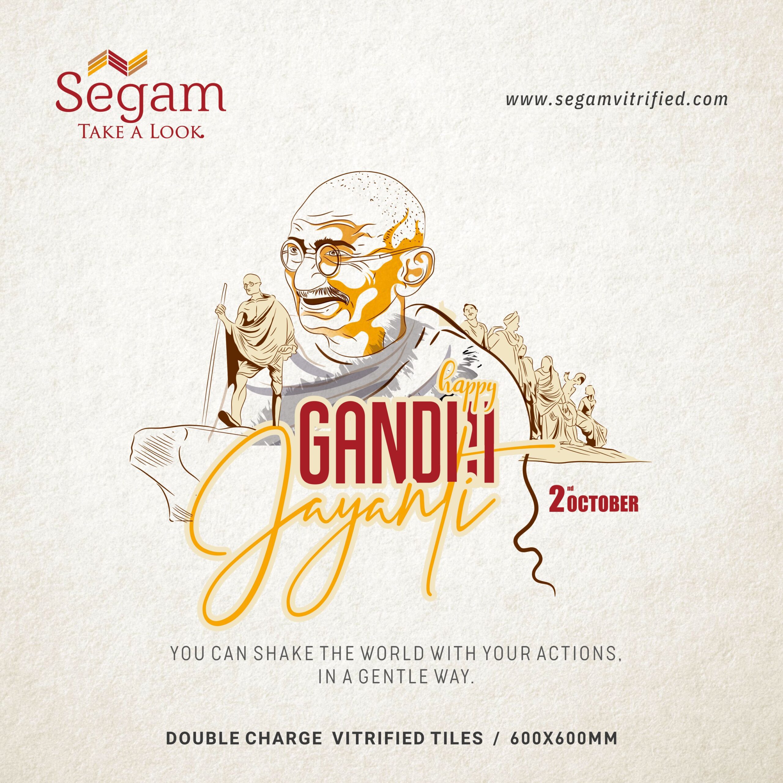 Mahatma Gandhi Jayanti HD Wallpaper