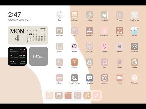 Make your iPad aesthetic - FREE ICONS INCLUDED