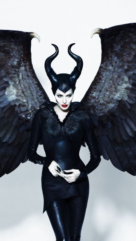 Maleficent, Angelina Jolie, Witch, Wings, Movie, 720X1280 Images