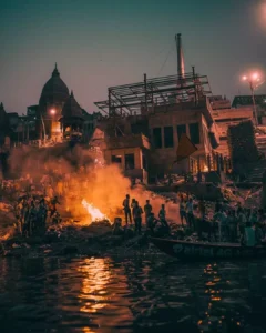 Manikarnika Ghat , The Burning Ghat of Varanasi , Varanasi Guru HD Wallpaper
