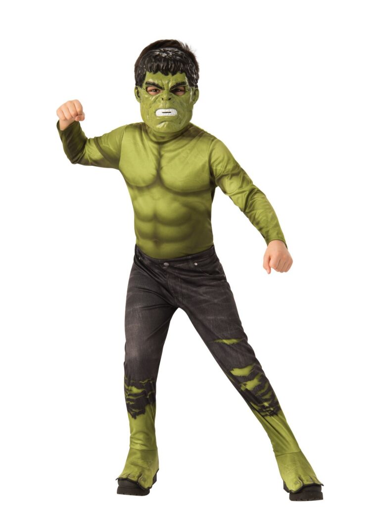 Marvel Hulk Classic Boys Dress Up Party Halloween Costume Jumpsuit
