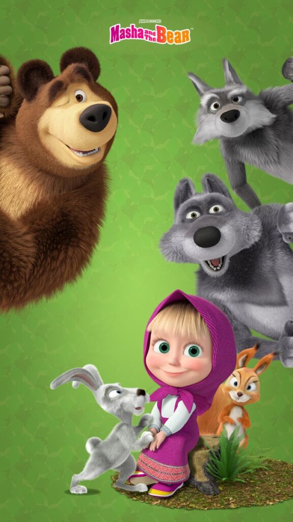 Masha And The Bear Forest Friends All Together Images
