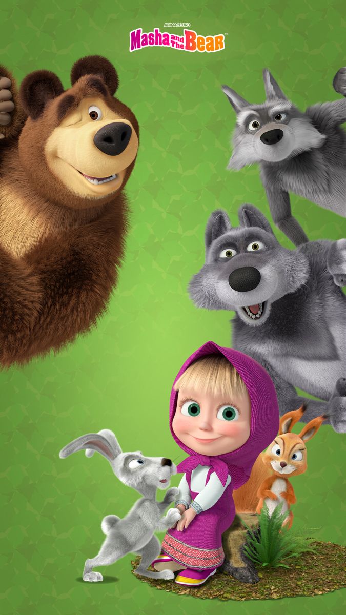 Masha and The Bear forest friends all together ☀️ Images