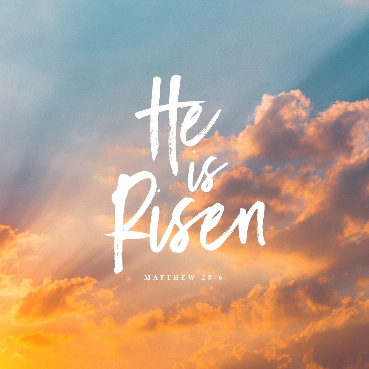 Matthew 28:6 He isn’t here! He is risen from the dead, just as he said would hap