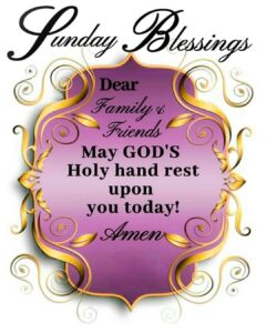 May God’s Holy H, Rest Upon You Today , Sunday Blessings HD Wallpaper