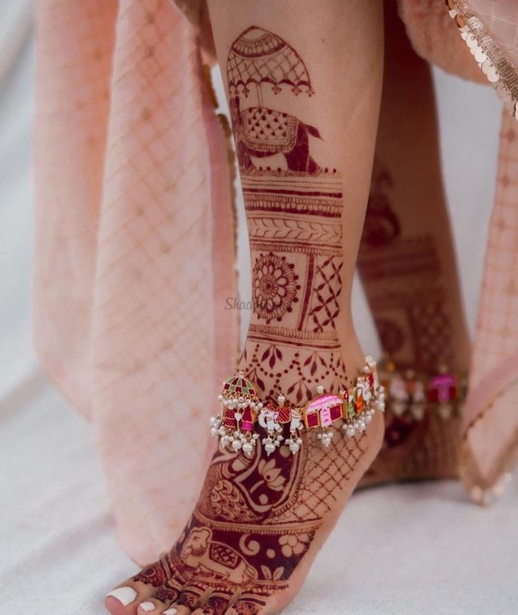 Meenakari Kundan Barat Anklet Set Wedding Jewelrykundan Etsy
