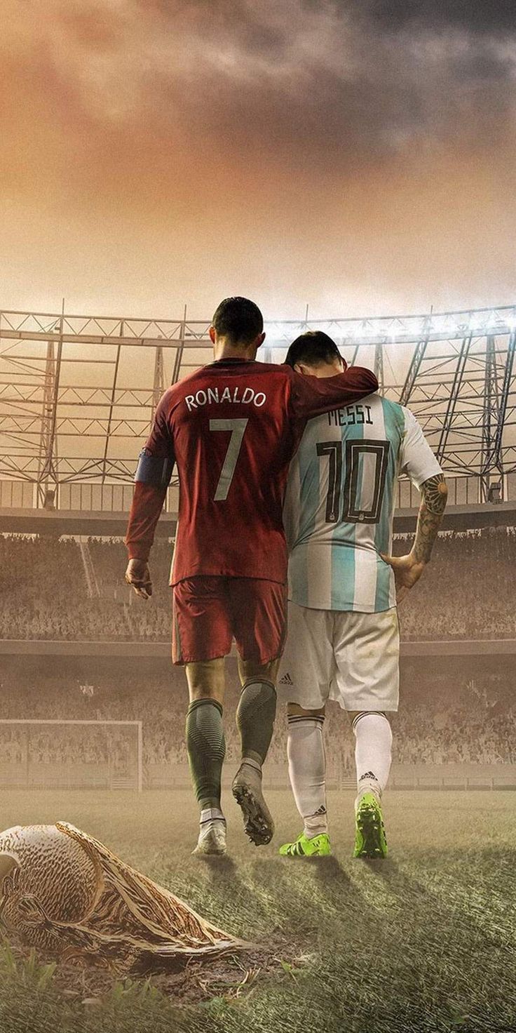 Messi and Ronaldo Football iPhone , | Ronaldo football, Cristiano