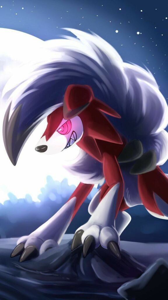 Midnight Lycanroc Pokemon For Phone Images