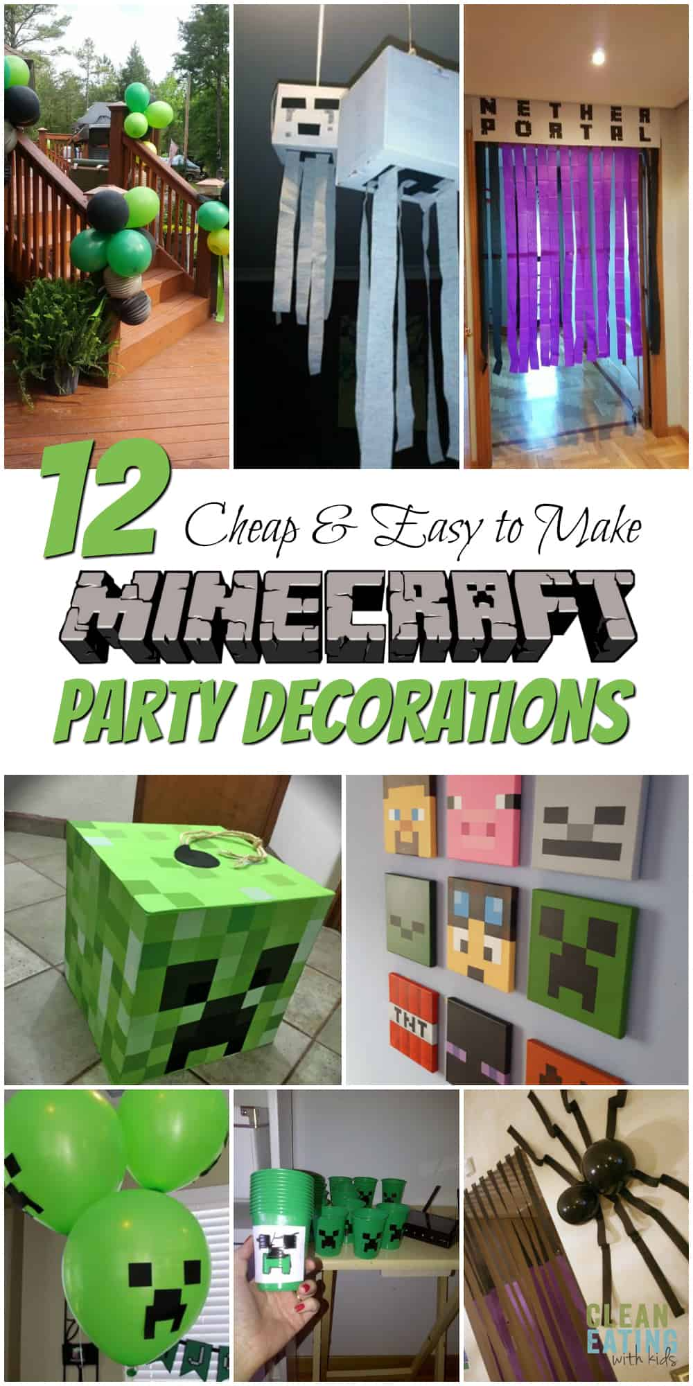 Minecraft Party Ideas {How to Host a (Cheap!) Minecraft Birthday Party}