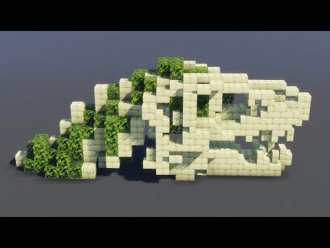Minecraft T-Rex Skull Tutorial