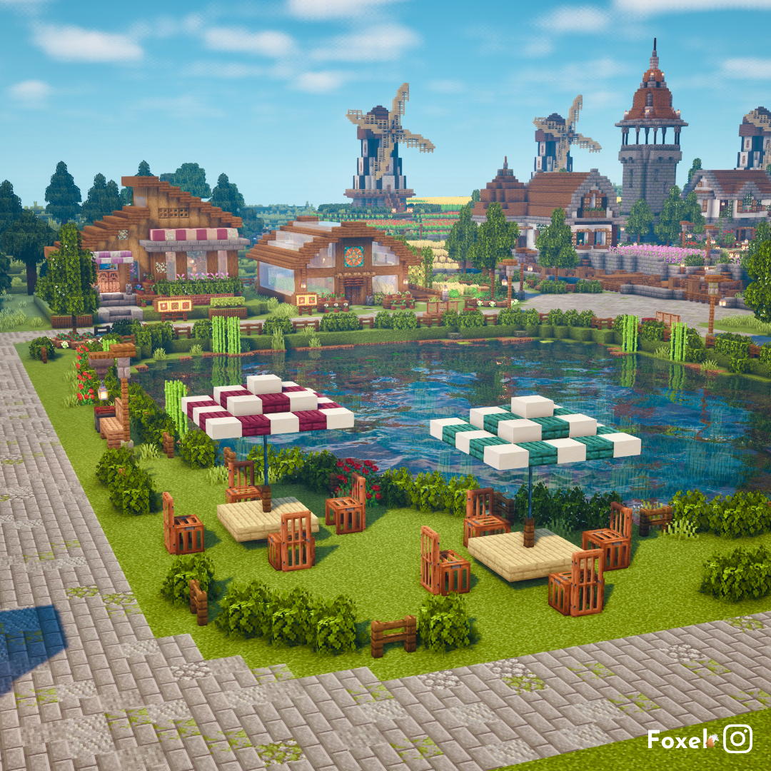 Minecraft Village Decoration