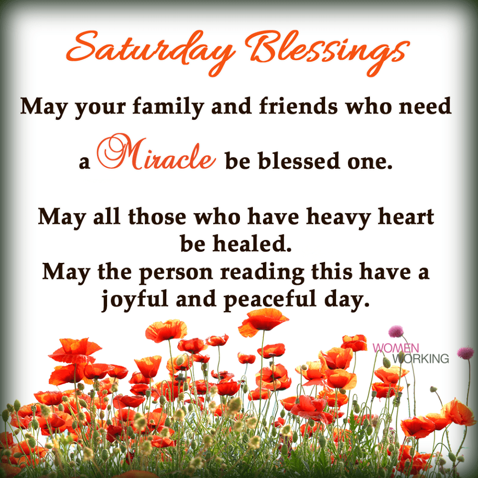Miracle Saturday Blessing