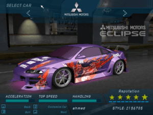 Mitsubishi Eclipse GSX by xj_racing | Need For Speed Underground | NFSCars HD Wallpaper